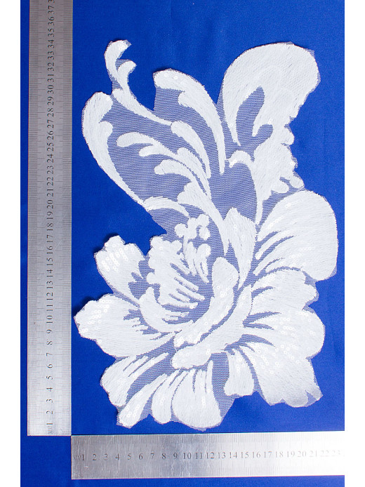 Аппликация роза с пайеткой (уп 6шт) 39908